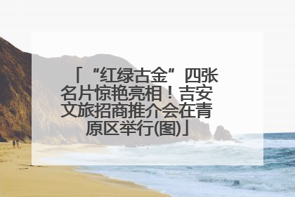 “红绿古金”四张名片惊艳亮相！吉安文旅招商推介会在青原区举行(图)