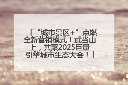 “城市景区+”点燃全新营销模式！武当山上，共聚2025巨量引擎城市生态大会！