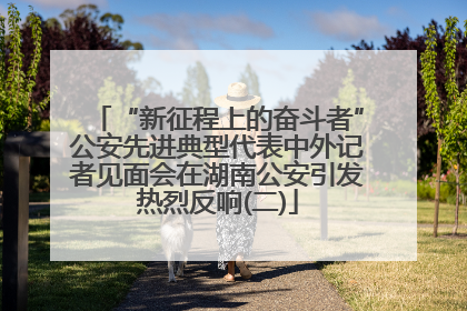 “新征程上的奋斗者”公安先进典型代表中外记者见面会在湖南公安引发热烈反响(二)