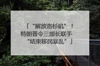 “解放洛杉矶”！特朗普令三部长联手“结束移民暴乱”
