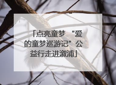 点亮童梦 “爱的童梦巡游记”公益行走进溆浦