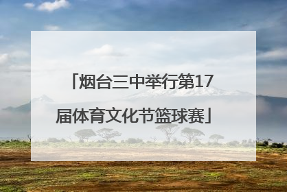烟台三中举行第17届体育文化节篮球赛