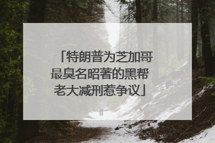 特朗普为芝加哥最臭名昭著的黑帮老大减刑惹争议
