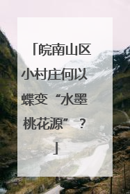 皖南山区小村庄何以蝶变“水墨桃花源”？
