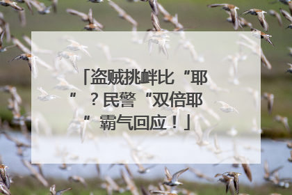 盗贼挑衅比“耶”？民警“双倍耶”霸气回应！