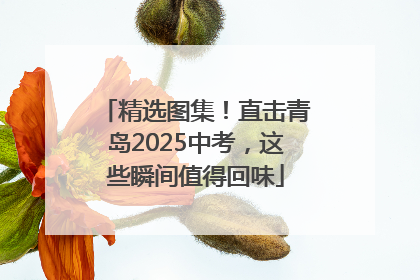 精选图集！直击青岛2025中考，这些瞬间值得回味