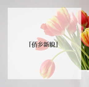 侨乡新貌