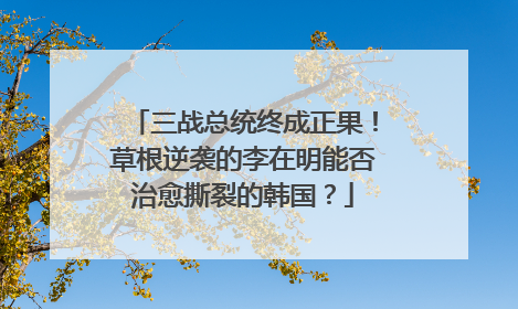 三战总统终成正果！草根逆袭的李在明能否治愈撕裂的韩国？