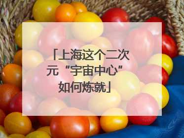 上海这个二次元“宇宙中心”如何炼就