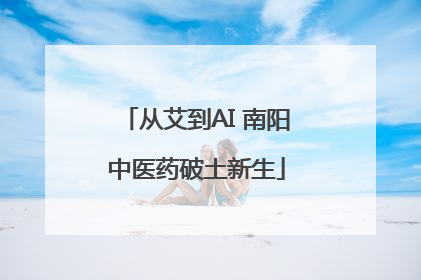 从艾到AI 南阳中医药破土新生
