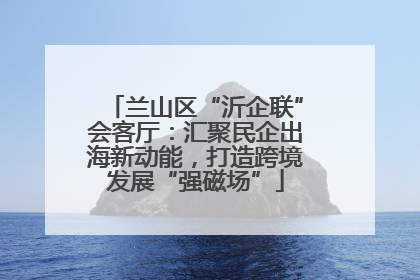 兰山区“沂企联”会客厅：汇聚民企出海新动能，打造跨境发展“强磁场”