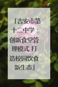吉安市第十二中学：创新食堂管理模式 打造校园饮食新生态