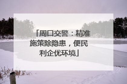 周口交警：精准施策除隐患，便民利企优环境