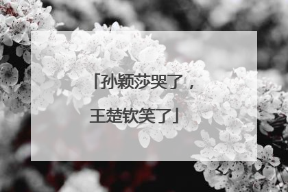 孙颖莎哭了，王楚钦笑了