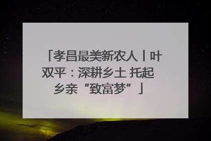 孝昌最美新农人丨叶双平：深耕乡土 托起乡亲“致富梦”