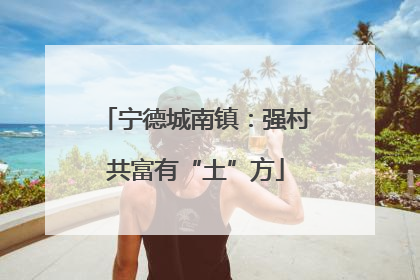 宁德城南镇：强村共富有“土”方