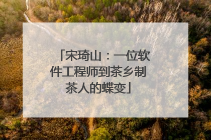 宋琦山：一位软件工程师到茶乡制茶人的蝶变