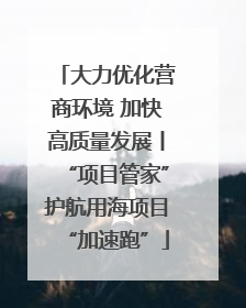 大力优化营商环境 加快高质量发展丨“项目管家”护航用海项目“加速跑”