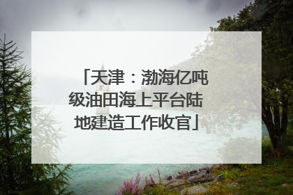 天津：渤海亿吨级油田海上平台陆地建造工作收官