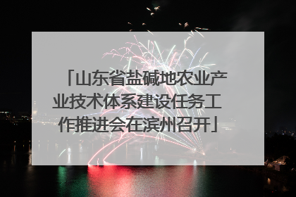 山东省盐碱地农业产业技术体系建设任务工作推进会在滨州召开