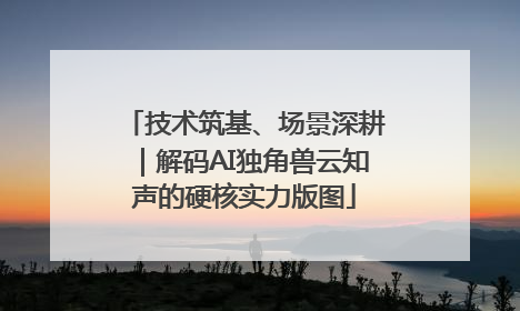 技术筑基、场景深耕｜解码AI独角兽云知声的硬核实力版图