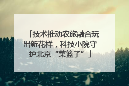 技术推动农旅融合玩出新花样，科技小院守护北京“菜篮子”