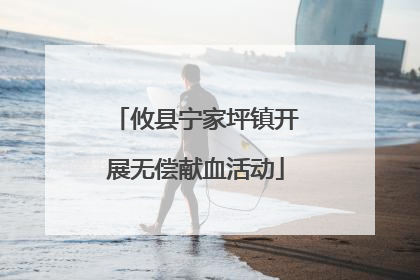 攸县宁家坪镇开展无偿献血活动