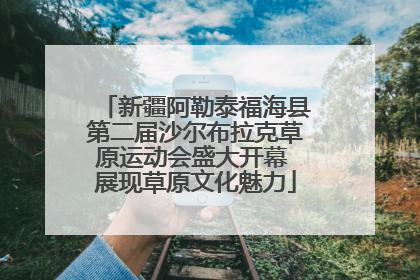 新疆阿勒泰福海县第二届沙尔布拉克草原运动会盛大开幕 展现草原文化魅力