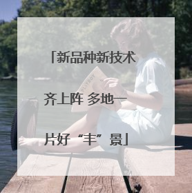新品种新技术齐上阵 多地一片好“丰”景