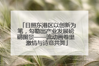 日照东港区以创新为笔，勾勒出产业发展磅礴图景——流动画卷里 激情与诗意共舞