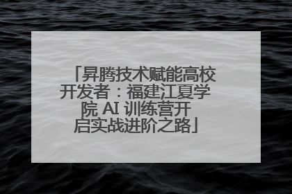 昇腾技术赋能高校开发者：福建江夏学院 AI 训练营开启实战进阶之路
