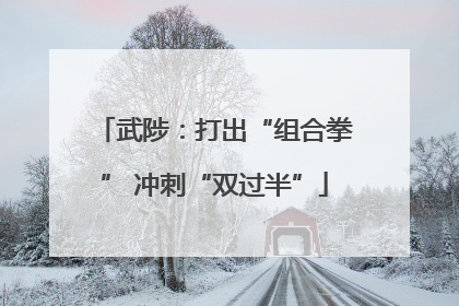 武陟：打出“组合拳” 冲刺“双过半”