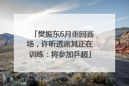樊振东6月重回赛场，许昕透露其正在训练：将参加乒超
