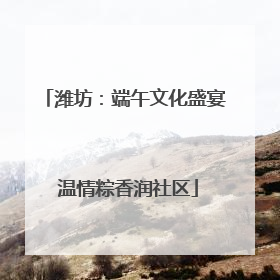 潍坊：端午文化盛宴 温情粽香润社区