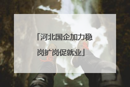 河北国企加力稳岗扩岗促就业
