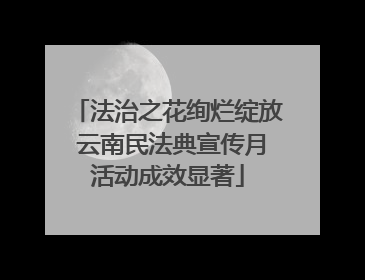 法治之花绚烂绽放 云南民法典宣传月活动成效显著