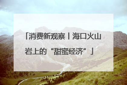 消费新观察丨海口火山岩上的“甜蜜经济”