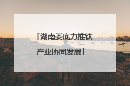 湖南娄底力推钛产业协同发展