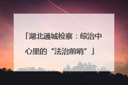 湖北通城检察：综治中心里的“法治前哨”