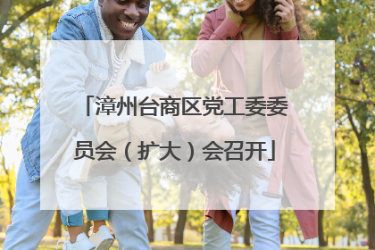 漳州台商区党工委委员会（扩大）会召开