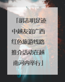 胡志明足迹中越友谊广西红色旅游线路推介活动在越南河内举行