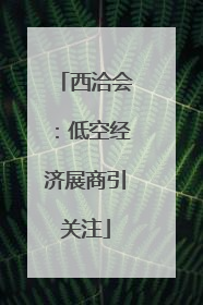 西洽会：低空经济展商引关注