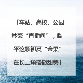车站、高校、公园秒变“直播间”，临平这颗初夏“金果”在长三角播撒甜美
