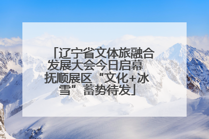 辽宁省文体旅融合发展大会今日启幕 抚顺展区“文化+冰雪”蓄势待发