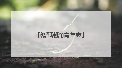 赣鄱潮涌青年志