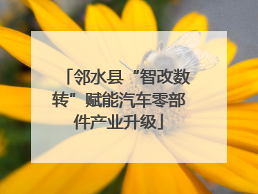 邻水县“智改数转”赋能汽车零部件产业升级