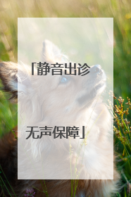静音出诊 无声保障