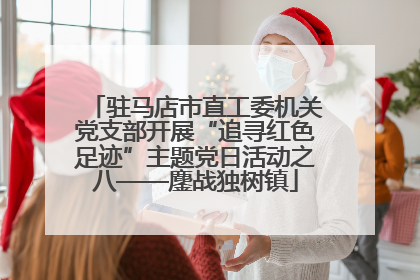 驻马店市直工委机关党支部开展“追寻红色足迹”主题党日活动之八——鏖战独树镇