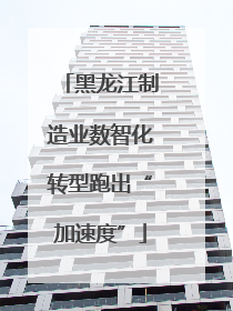 黑龙江制造业数智化转型跑出“加速度”