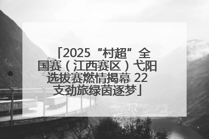 2025“村超”全国赛（江西赛区）弋阳选拔赛燃情揭幕 22支劲旅绿茵逐梦